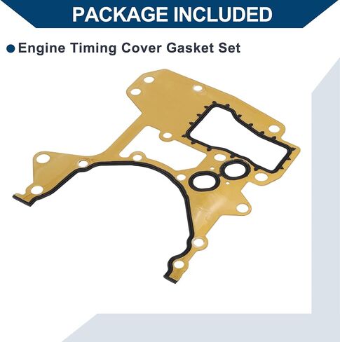 مجموعة غلاف توقيت المحرك مجموعة رقم 24405911 لـ Chevrolet Sonic 1.8L 2012-2018 Cover Cover Cover Gasket Long-Lastering Sealing Metal 1 PCS GOLD TONER in Saudi Arabia