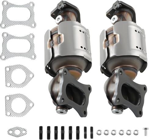 MaxPeedingrods المحول الحفاز الأمامي واليمين ل Pilot Honda Accord 3.5L 2008-2012 ، ل Crosstour Pilot Odyssey Ridgeline 3.5L in Saudi Arabia