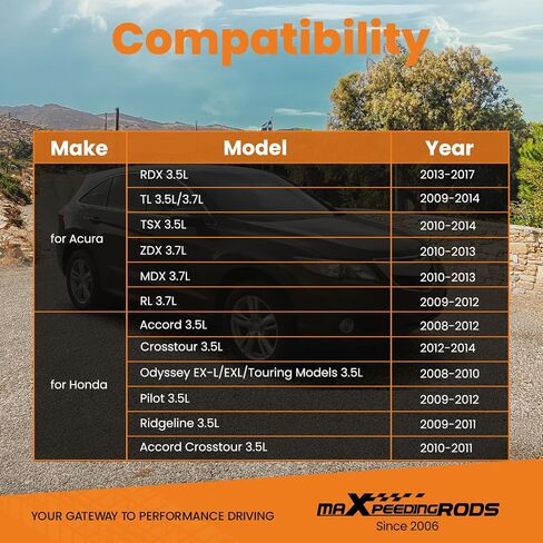 MaxPeedingrods المحول الحفاز الأمامي واليمين ل Pilot Honda Accord 3.5L 2008-2012 ، ل Crosstour Pilot Odyssey Ridgeline 3.5L in Saudi Arabia