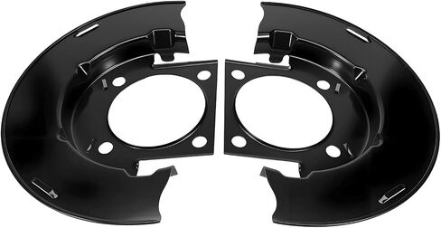 Front Driver and Passenger Side Brake Dust Shield for Express 2500 3500 2003-2024, Silverado 1500 2500 3500 2001-2007 Replace 25846355 in Saudi Arabia