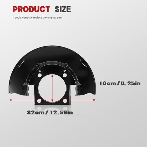 Front Driver and Passenger Side Brake Dust Shield for Express 2500 3500 2003-2024, Silverado 1500 2500 3500 2001-2007 Replace 25846355 in Saudi Arabia