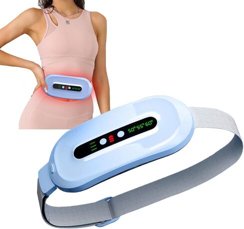 Portable Cordless Heating Pad for Period Cramps,Fast Heating Pad with 3 Heat Levels and 3 Massage Modes,Back Pain Relief Menstrual Belt for Women (Meat Color) in Saudi Arabia