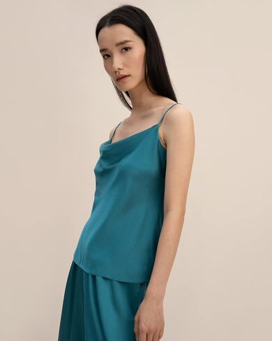 LilySilk Womens 100% Silk Camisole 22MM Charmeuse Silk, Versatile & Basic Silk Camisole Top for Summer in Saudi Arabia
