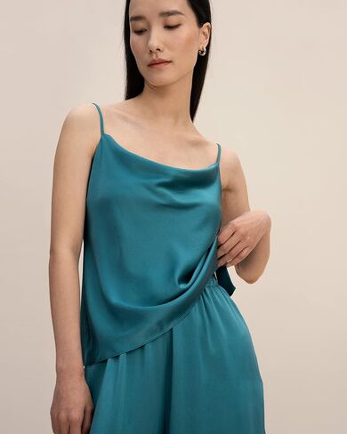 LilySilk Womens 100% Silk Camisole 22MM Charmeuse Silk, Versatile & Basic Silk Camisole Top for Summer in Saudi Arabia