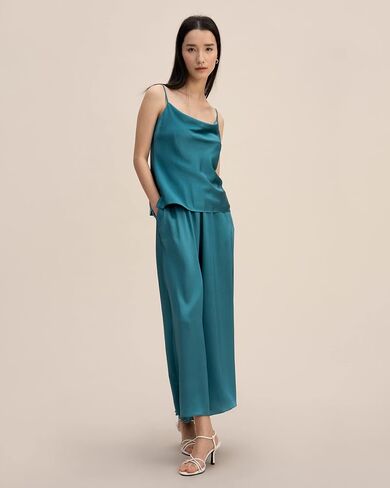 LilySilk Womens 100% Silk Camisole 22MM Charmeuse Silk, Versatile & Basic Silk Camisole Top for Summer in Saudi Arabia