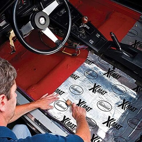 Eastwood X-Mat 9 PC 18x31 in 34.8 SQ FT Road Noise and Heat Reducer Foam Under Carpet Door Panels Inner Walls in Kuwait