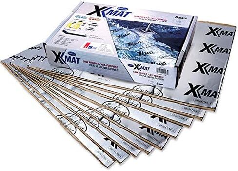 Eastwood X-Mat 9 PC 18x31 in 34.8 SQ FT Road Noise and Heat Reducer Foam Under Carpet Door Panels Inner Walls in Kuwait