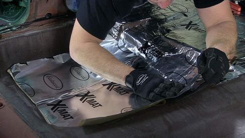 Eastwood X-Mat 9 PC 18x31 in 34.8 SQ FT Road Noise and Heat Reducer Foam Under Carpet Door Panels Inner Walls in Kuwait