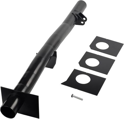 Black Steel الخلفية الخلفية الصدمة العليا Mount Crossmember طقم دعم توافق مع Chevy Silverado & GMC Sierra Bracket Kit 1500 2500 1999-2006 in Kuwait