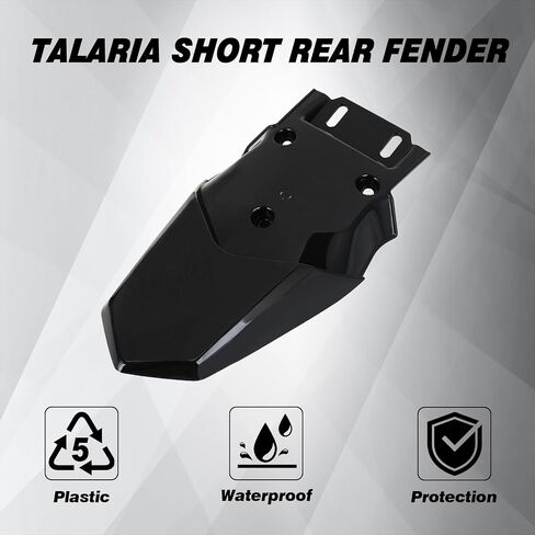 دراجة دراجة أقراص قصيرة خلفية الحاجز الحاجز الحاجز البلاستيك من أجل Talaria Sting MX3 MX4 MX5 دراجة الأوساخ الكهربائية أسود in Kuwait