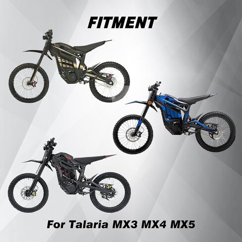دراجة دراجة أقراص قصيرة خلفية الحاجز الحاجز الحاجز البلاستيك من أجل Talaria Sting MX3 MX4 MX5 دراجة الأوساخ الكهربائية أسود in Kuwait