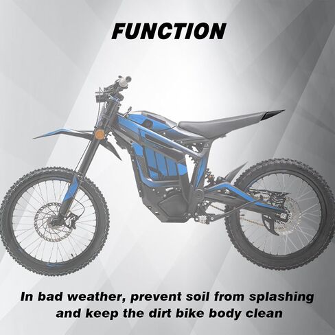 دراجة دراجة أقراص قصيرة خلفية الحاجز الحاجز الحاجز البلاستيك من أجل Talaria Sting MX3 MX4 MX5 دراجة الأوساخ الكهربائية أسود in Kuwait