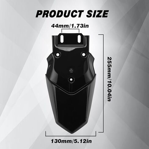 دراجة دراجة أقراص قصيرة خلفية الحاجز الحاجز الحاجز البلاستيك من أجل Talaria Sting MX3 MX4 MX5 دراجة الأوساخ الكهربائية أسود in Kuwait