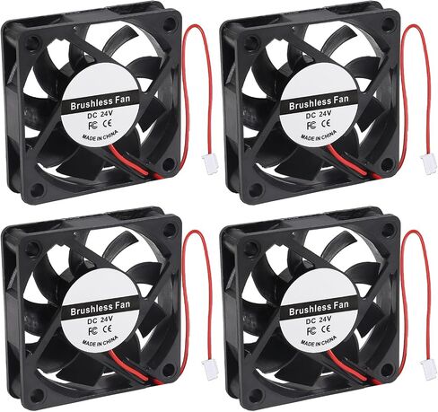 4PCS DC 60mm Fan USB Brushless Cooling Fan 60mm x 10mm USB Fans 5V DC 6010 Dual Ball Bearing Brushless Cooling Fans for Cooling DIY Computer CPU Cooling Fan in Saudi Arabia