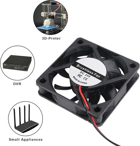 4PCS DC 60mm Fan USB Brushless Cooling Fan 60mm x 10mm USB Fans 5V DC 6010 Dual Ball Bearing Brushless Cooling Fans for Cooling DIY Computer CPU Cooling Fan in Saudi Arabia