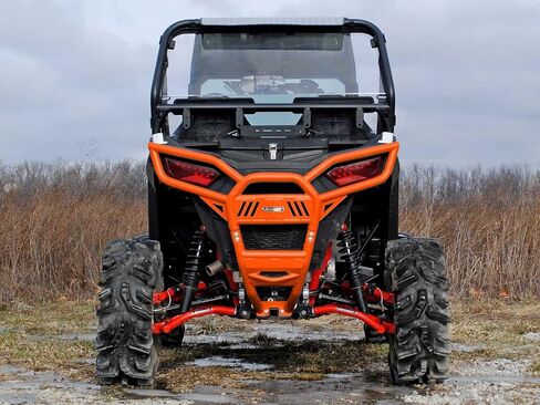 SuperATV Rear Bumper for 2015-2020 Polaris RZR 900 - Made of 1.75" Heavy-Duty Steel Tubing | Wrinkle Black | UV and Rust-Resistant Powder-Coated | Bolt-On Mounting Style | Full Back End Protection in Saudi Arabia