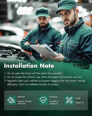 مشعاع SCITOO متوافق مع مرسيدس بنز 5.0L 2000-2006 CL500 2006 SL500 2000-2006 S500 لـ 5.5L 2001-2003 CL55 AMG 2001-2006 S55 AMG 2003-2004 S600 2007 SL550 2003-2 007 SL55 ايه ام جي CU2652 in Kuwait