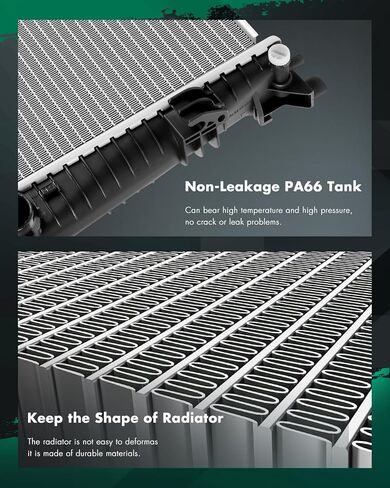 مشعاع SCITOO متوافق مع مرسيدس بنز 5.0L 2000-2006 CL500 2006 SL500 2000-2006 S500 لـ 5.5L 2001-2003 CL55 AMG 2001-2006 S55 AMG 2003-2004 S600 2007 SL550 2003-2 007 SL55 ايه ام جي CU2652 in Kuwait