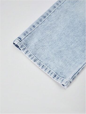 OYOANGLE Girl's 2 Pieces Outfits Y2K Letter Print Top Shirts and Denim Loose Long Pants Jeans Sets in Saudi Arabia