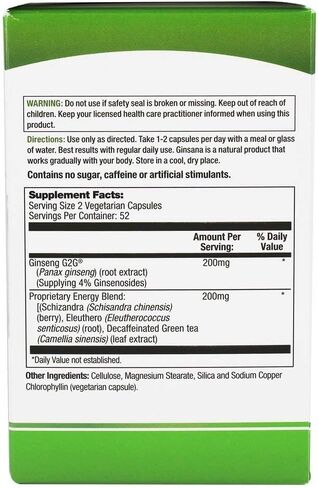 Pharmaton Natural Health Prods Ginsana Capsules Bonus 105 Cap in Saudi Arabia