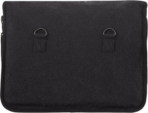 Rothco Bio-Hazard Vintage Canvas Messenger Bag ، Black in Saudi Arabia