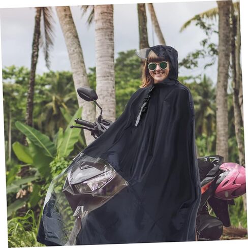Adult Raincoat Poncho for Mobility Scooter Reflective Stripes Included in Saudi Arabia
