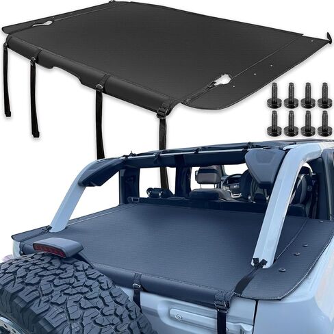تغطية تونو متوافقة مع 2021-2025 فورد برونكو 4 أبواب ، 600D Oxford Cloth Strunk Cover Cover Cover Cover 21-25 Bronco Associory in Saudi Arabia