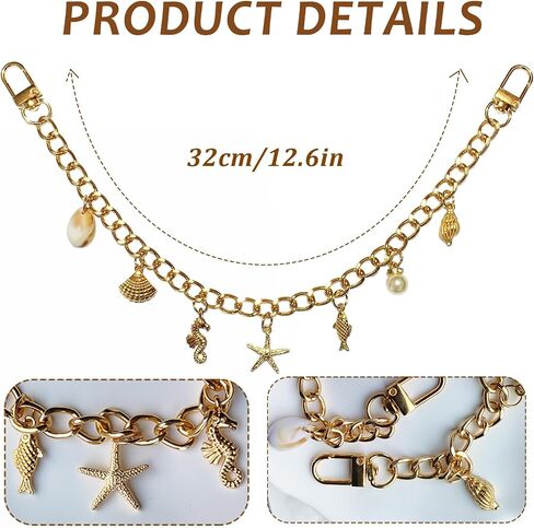 سحر محفظة ، سحر حقيبة Sear Star Shell للحقائب ، سلسلة مفاتيح المحفظة ، سلسلة سحر حقيبة ， سلاسل المفاتيح للنساء in Kuwait