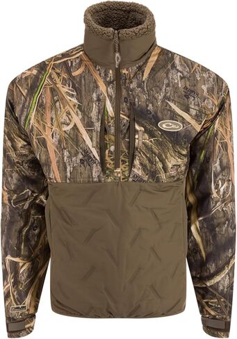 Drake Waterfowl Men's Lst Guardian Flex Double Down Down 1/4 Zip eqwader stack stack stuct the trevable in Kuwait