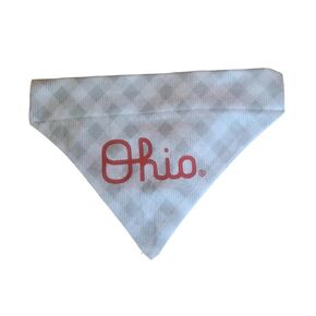 Script Ohio Over the Collar Dog Bandana That Slips onto Their Existing Collar (Medium)