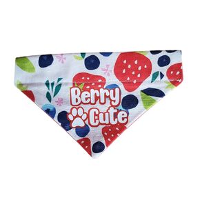 Beary Cute Over the Collar Dog Bandana That Slips onto Their Existing Collar Size (Small)