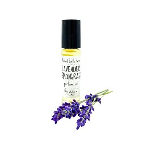 Lavender Lemongrass Perfume Oil, Natural Scent Made with Essential Oils