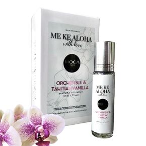 MOEA- Hawaiian Perfume Oil Roller - Pīkake Lei - Dreams of Hawaiian Jasmine/Gardenia/Tuberose - White Exotic Flowers- On-the-go- Natural- Made in Hawaii - Gifts for Her- 9.5 ml