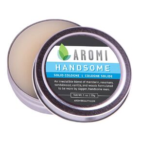 Aromi Solid Cologne | Woodsy, Earthy Men's Fragrance, Pine, Spruce, and Cedar Scent, Vegan, Cruelty-free, Travel, Men's Gift, Alcohol-Free (Outdoor Guy)