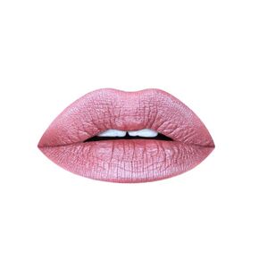 Aromi Dusty Rose Metallic Liquid Lipstick, Rosy Pink Lip Color, Shimmery Finish, Smudge Proof, Long Lasting, Waterproof, Vegan, Cruelty-Free, Handmade (Pixie Dust)