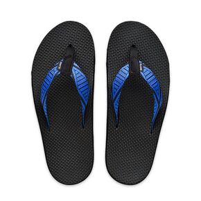 Island Slipper IB910 Men's Water Resistant Comfortable Durable Flip Flop Sandal (IB910-BLAC-10-HM)