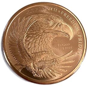 American Eagle Copper Round - 1 oz 0.999% Fine Copper Coin - Collector's Edition