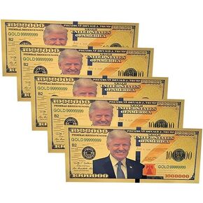 Trump Dollar Bills, President Donald Trump Bank Note for Collectors Republican