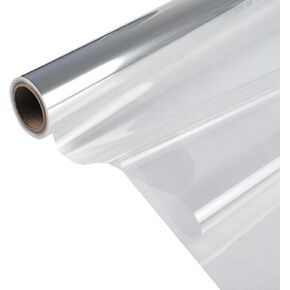 Craft And Party Clear Cellophane Wrap Roll, 16" X 100ft Cellophane Roll, Gift Wrap Roll - Not Folded