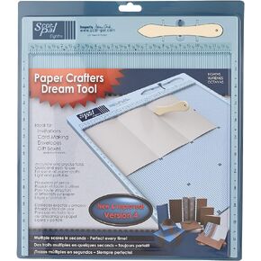 Scor-Pal SP108 Eighths Measuring and Scoring Board, 12" by 12", 1/8" Space Grooves