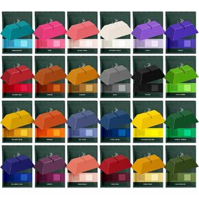 Hearth & Harbor Candle Dye 24 Colors, Nontoxic, Soy Wax Dye Blocks