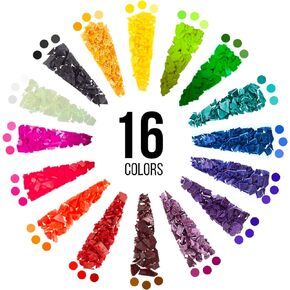 Candle Color Dye for Soy Wax - 16 Colors (3g Each) Candle Wax Dye for Candle Making | Natural Cosmetic Grade Candle Dyes for Candle Making | Candle Wax Color Dye