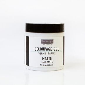 إعادة التصميم باستخدام Prima DECOUPAGE GEL MATTE – 1 برطمان، 230 مل 655350652425