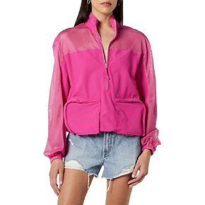 The Drop Women's Parachute Cargo Anorak with Mesh Detail