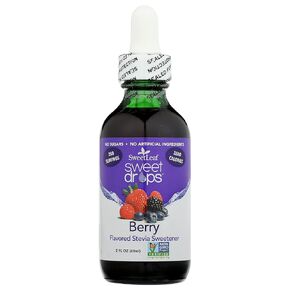 SweetLeaf Natural Sweet Drops Sweetener, Berry, Non-GMO, 2 Fl Oz (Pack of 3)