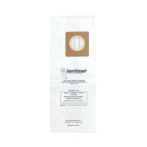 Janitized JAN-HVCU2-2(10) Premium Replacement Commercial Vacuum Bag for Hoover Hushtone 13" & 15", OEM# AH10243, 902A00033 (Pack of 100)