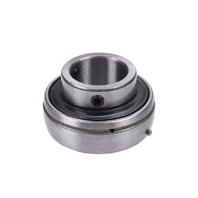 Bettomshin 1Pcs UC205 Insert Bearings, 0.98" Bore Diameter UC200 Series Spherical Surface Ball Bearings Bearing Steel Set Screws Lock for Textile Ceramic Machine