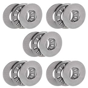 uxcell TC512 Thrust Needle Roller Bearings with Washers 5/16" Bore 3/4" OD 5/64" Width 5pcs