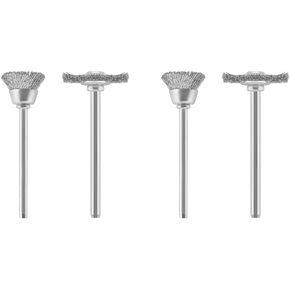 Dremel 447 2-Piece Carbon Steel Brush Set Ideal for Rust and Corrosion Removal on Soft Ferrous Metals in Saudi Arabia