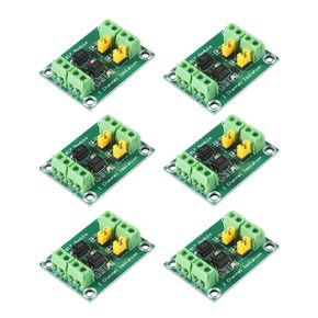 6PCS PC817 2 Channel Voltage Converter Module Optocoupler Isolation Driving Module 3.6-30V Driver Photoelectric Isolated Module for Triode, MOS Tube, Low Power Relay Module (6PCS 2Channel)